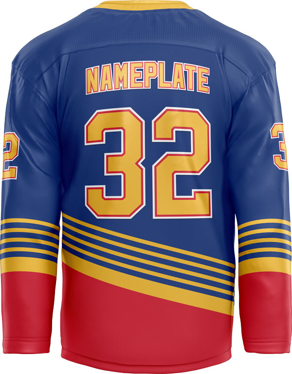 Blues 90 s Breakaway Custom Hockey Jersey Design Puck Drop Prints