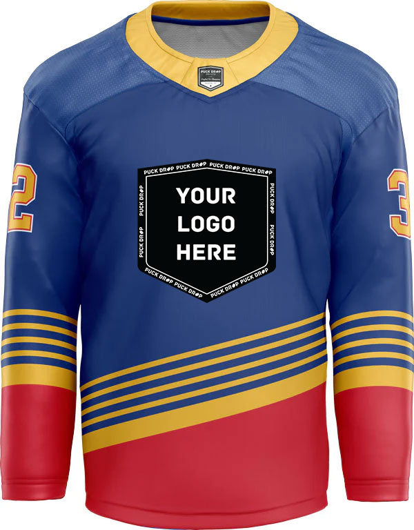 St Louis Blues 90's Breakaway custom hockey jersey design