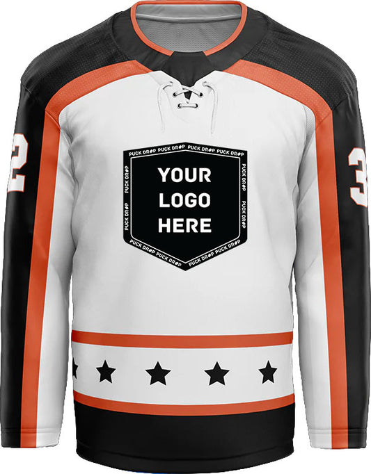 Campbell Conference custom hockey jersey design