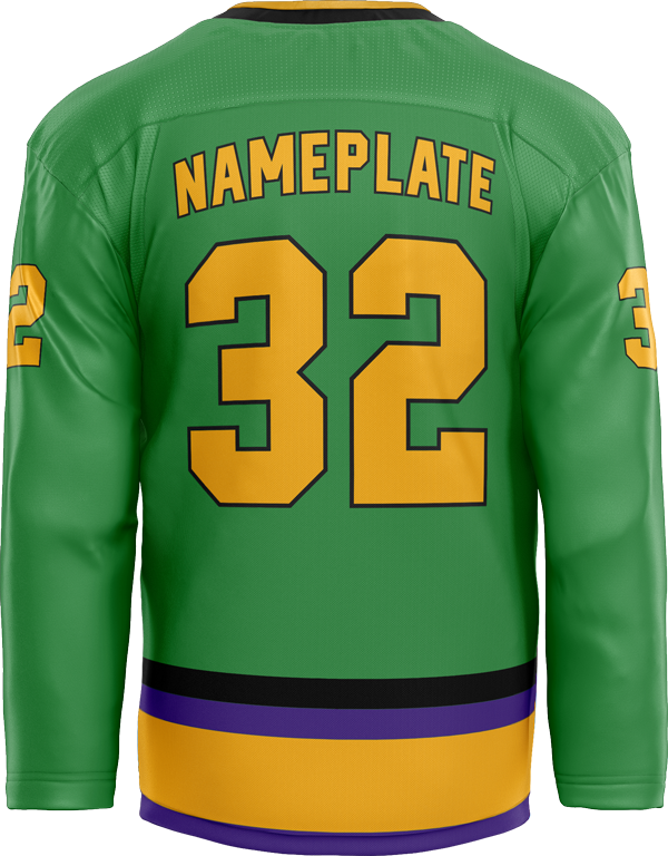 Puck Drop Prints Mighty Ducks Custom Hockey Jersey Design No